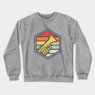 Retro Badge Trumpet Light Crewneck Sweatshirt